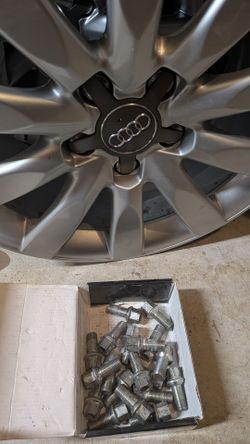 A4 Audi stock rims 2014