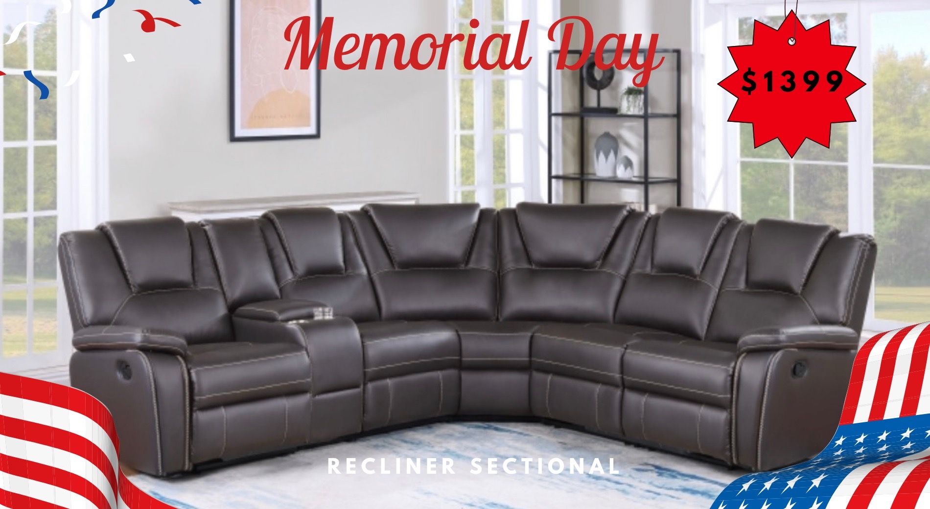 RECLINER SECTIONAL