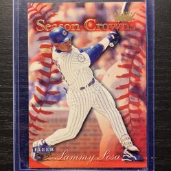 1999 Fleer Season Crowns Sammy Sosa Baseball Card #224