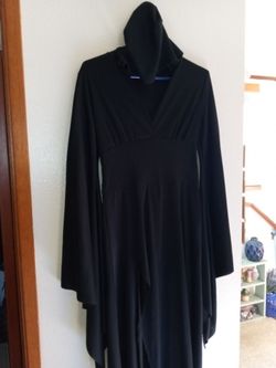 Hooded witch dress