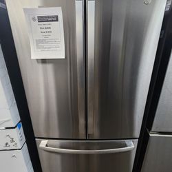 27 cu. ft. French Door Refrigerator in Fingerprint Resistant Stainless with Internal Dispenser, ENERGY STAR