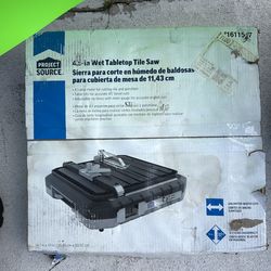 4.5-in Wet Tabletop Tile saw