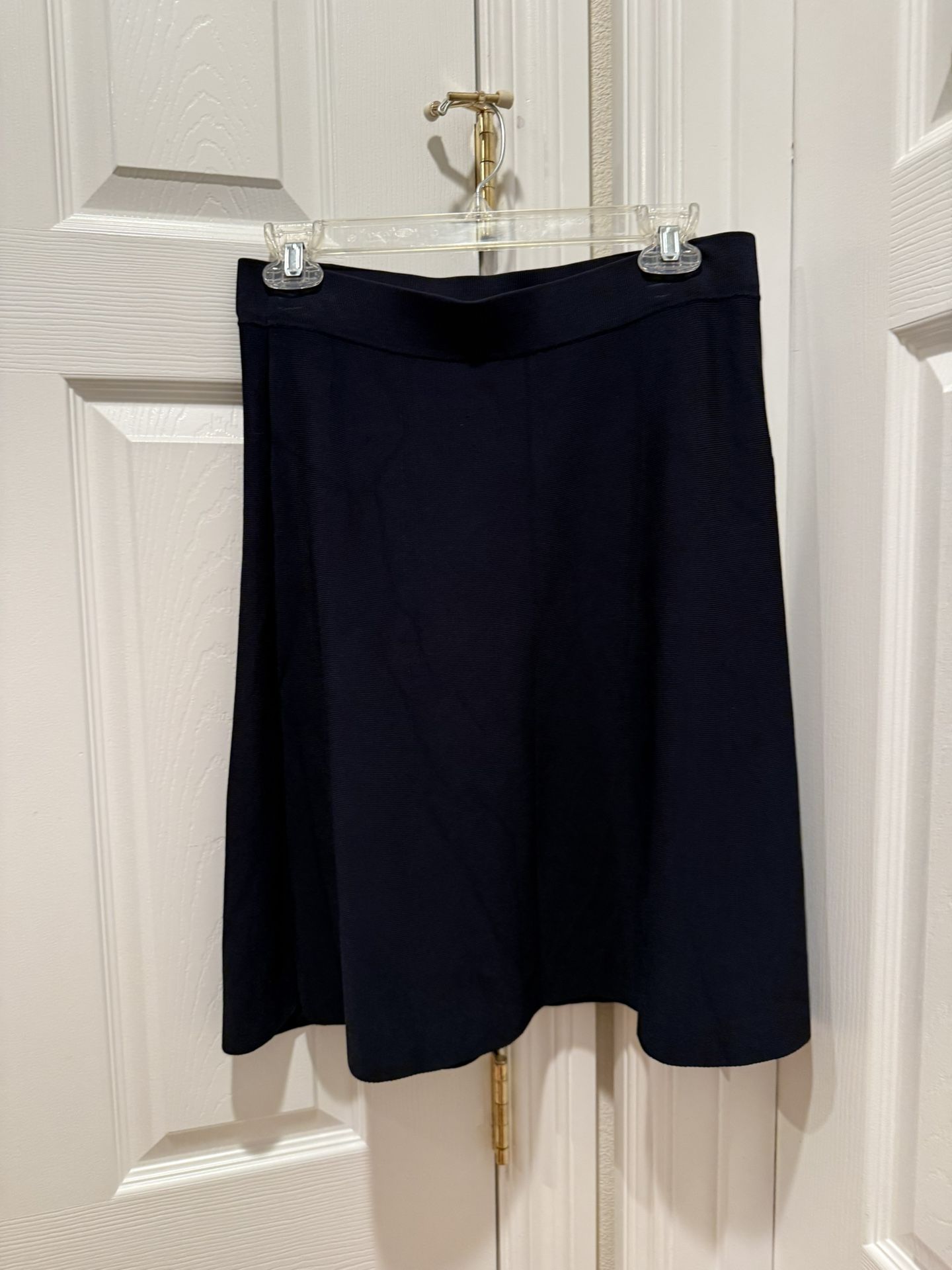 Cabi Navy Blue Knit Skirt