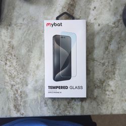 iPhone 16 - MYBAT Tempered Glass. 