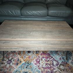 Light Brown Lift Top Coffee Table 