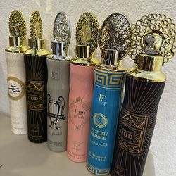 6 Luxury Arabian Air Fresheners – Oud, Floral, Strong Scents (Bundle Deal)