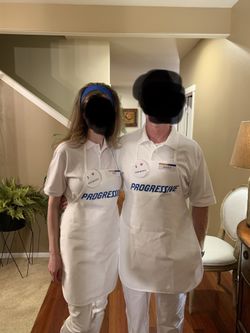2 Progressive Insurance Costume Aprons