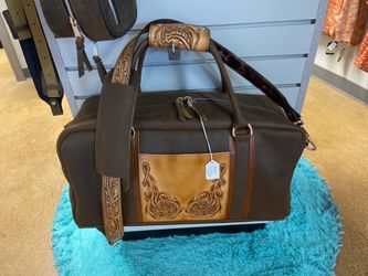 HANDMADE Duffle bag/weekender/gun holder pocket