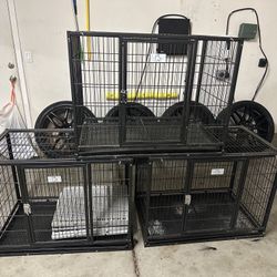 Dog Drop Down Cages (Need Gone) 