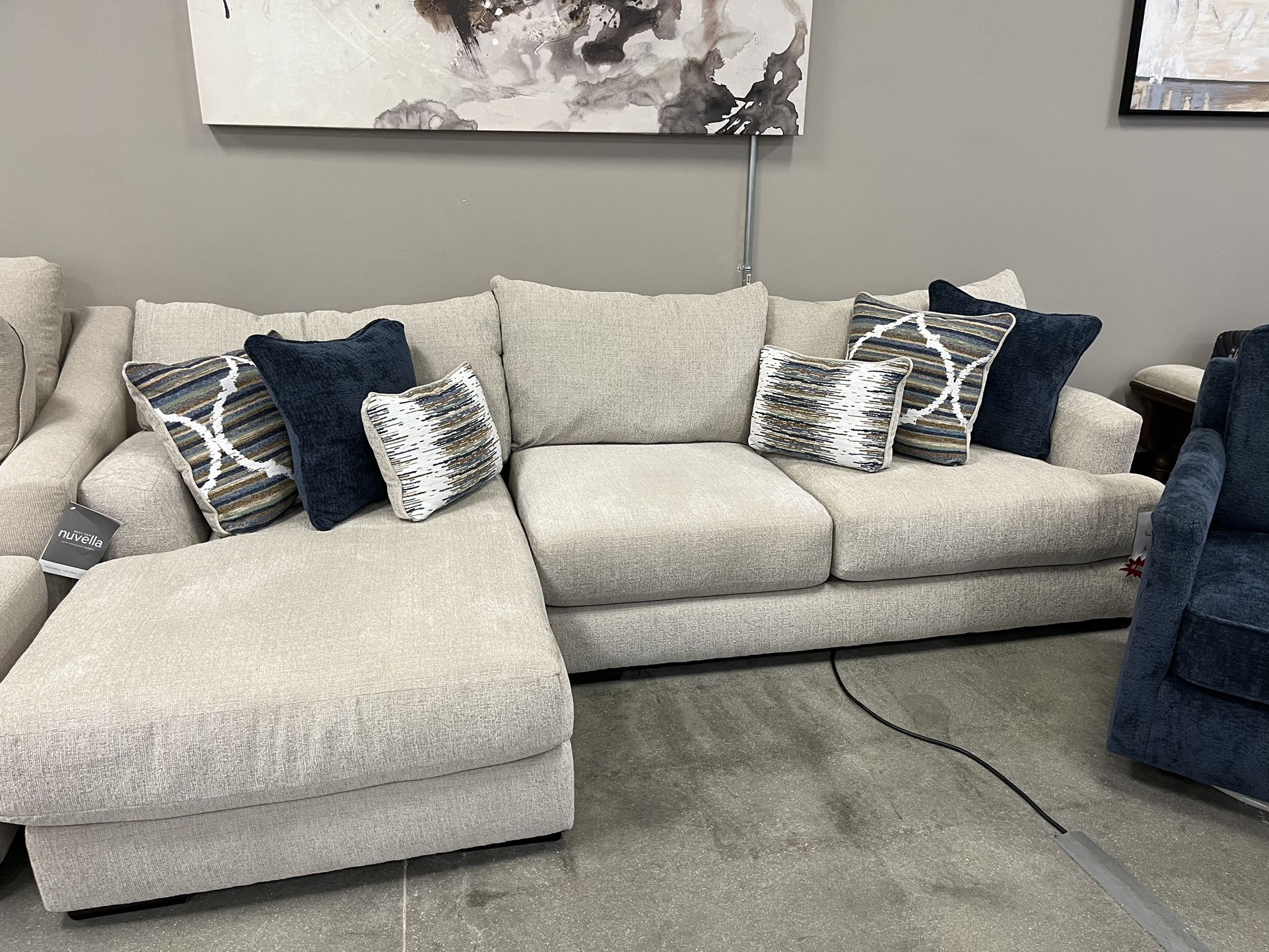 Sofa With Chaise (In Stock!)