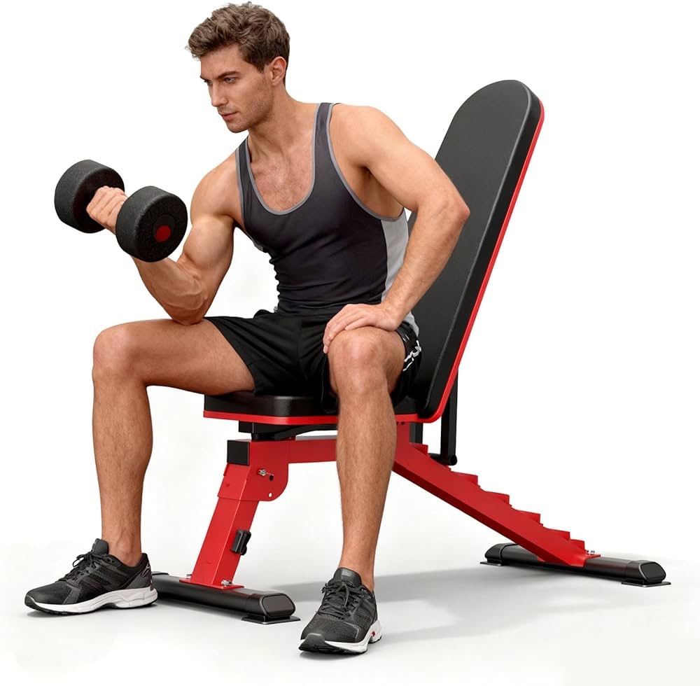 Brand new box FIT 1200LB Weight Bench, Adjustable Weight Bench for Full Body Workout, Foldable Strength Training Bench for Home Gym Dumbbell Exer