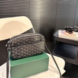 New men’s and women’s dog tooth fashion camera bag printed versatile small square bag one-shoulder classic cross-body bag large capacity universal