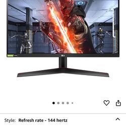 Lg Gaming Monitor 144hz 
