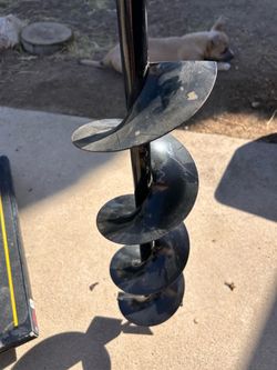 Auger Drill Bit Earth Boring Attachment