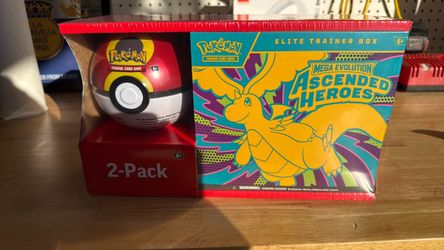 Pokemon Ascended Heroes 2 Pack Bundle
