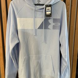 Under Armour  Men's Rival Graphic Fleece Hoodie (Oxford Blue/Bauhaus Blue) XL