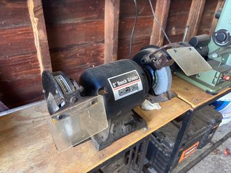 Bench top shop grinder