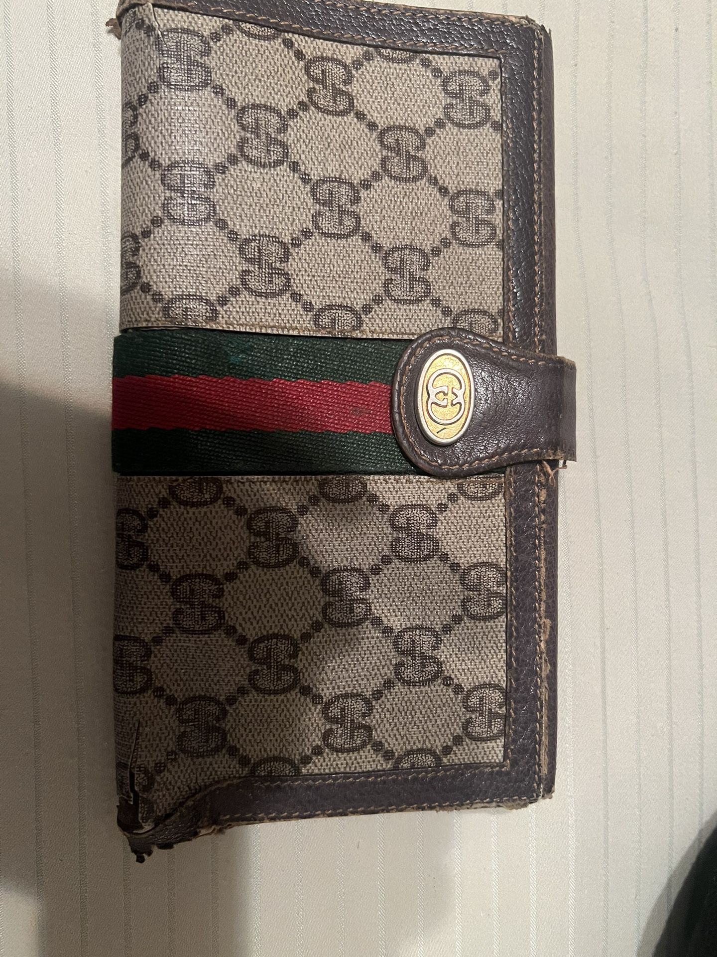 Vintage Gucci Brown Wallet 