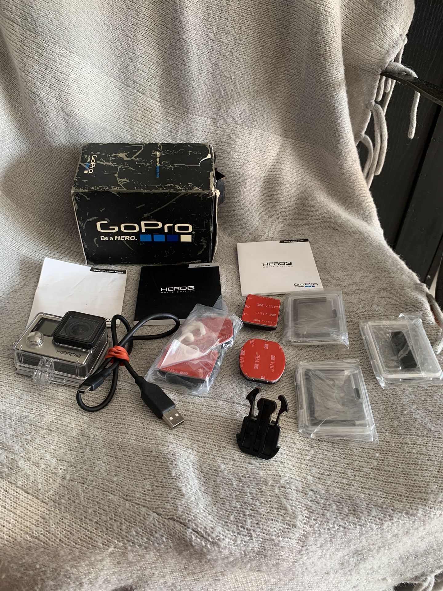 GoPro Hero 4 cam and accessories