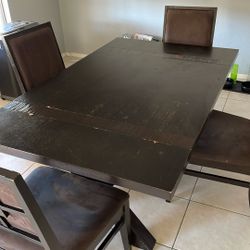 Dining Room Table And 4 Chairs 