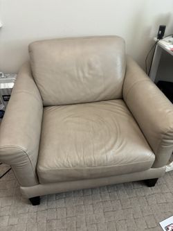 Natuzzi Brand Italian Chairs 100% Leather