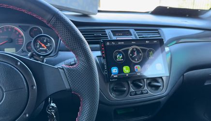 Evo 8/9 Single Din Apple Car Play / Android Auto Touchscreen Display 