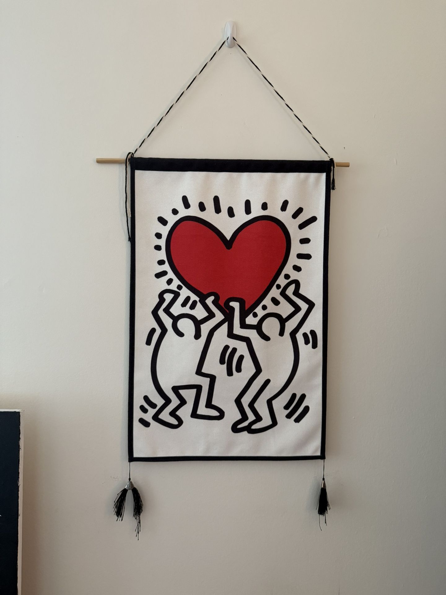 Keith Haring tapestry
