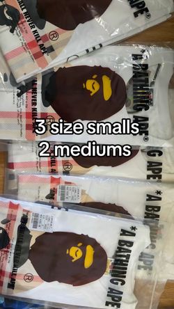 A Bathing Ape BAPE T-Shirts Bundle New