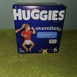 Box 42 Diapers #6 Overnites