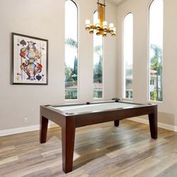 Pool Table ( Free Delivery & Set Up & New Color Felt Of Your Choice ) 