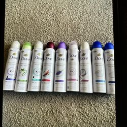 Dove Advanced Care Dry Spray Deodorants $6 dollars each