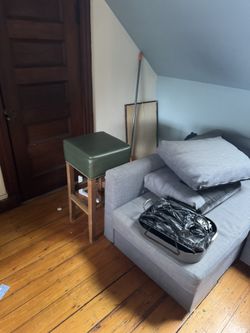 Green Square Stool