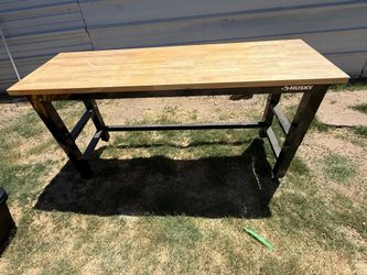 Husky work Table 6'x2' New tool bench