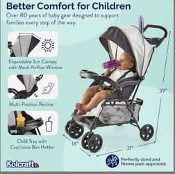 Kolcraft Cloud Plus Lightweight Umbrella Stroller