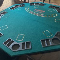 Poker Casino Table Topper
