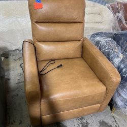 Noa Brown Faux Leather Wall Hunger Power Recliner  for Livingroom $250  Warehouse Address: 2745 Boone st  Columbia sc 29204 Behind DOLLAR TREE 【First 