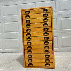 Rare 13-Drawer Storage Cabinet/ Dresser