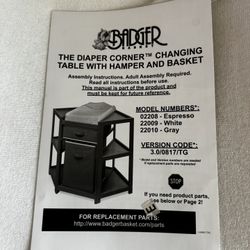Diaper Corner Changing Table