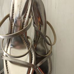 Studded 3-Strap High-Heel Sandal