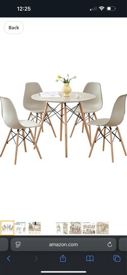 Small round dining table (table only)