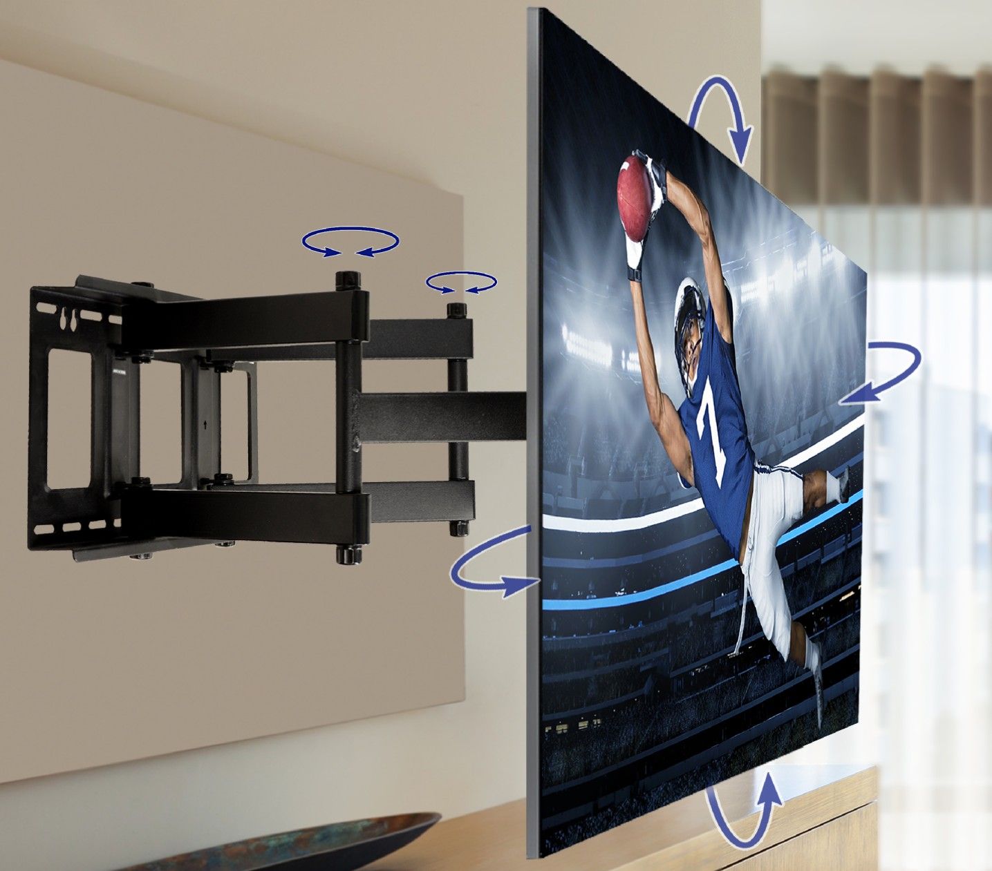 New tv wall mounts flat tilt and full motion swivel PROFESSIONAL INSTALLATION AT LOW PRICE
