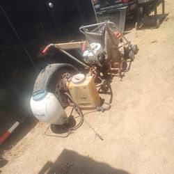 Rototiller And A Leaf Vacuum Lawn Mower... 2 back Pack Sprayer 