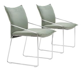 Pola Green Dining Chair (Set of 2)