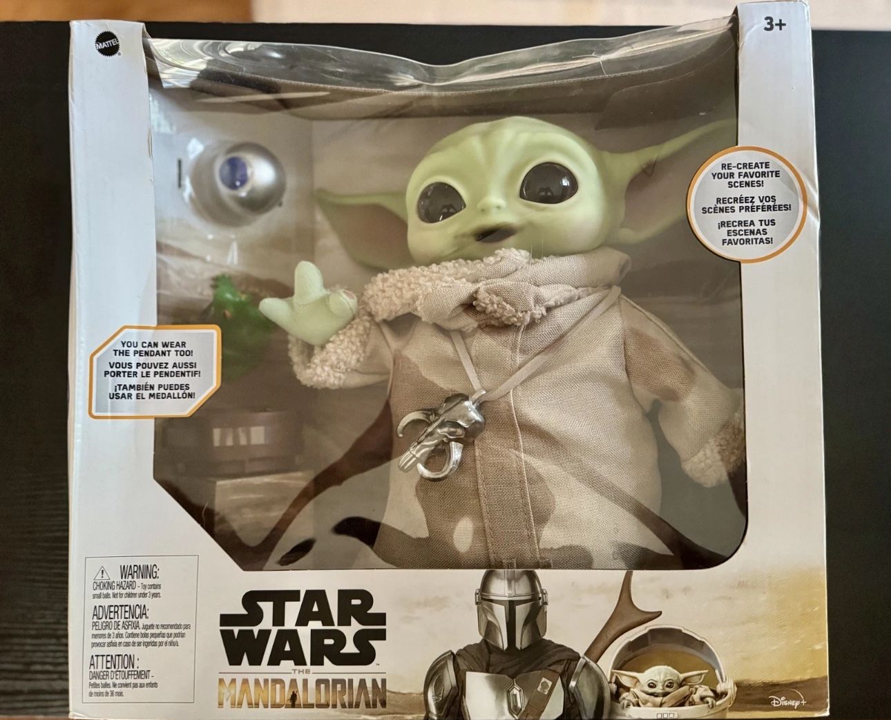Baby Yoga / The Child / Grogu Mandelorian Mattel In Box Doll