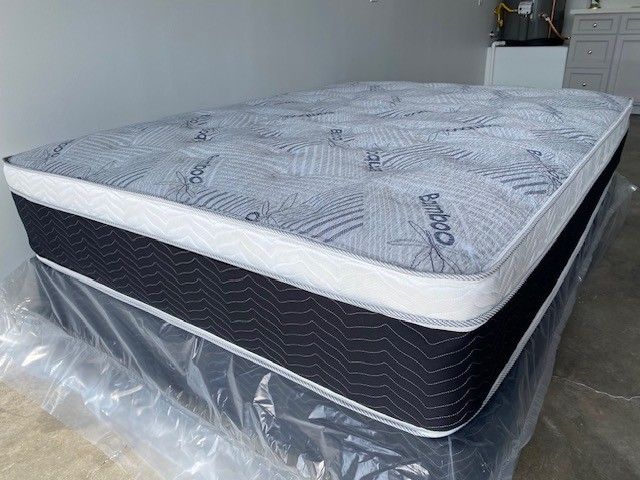 Full Euro Bamboo Pillow Top Mattress! 