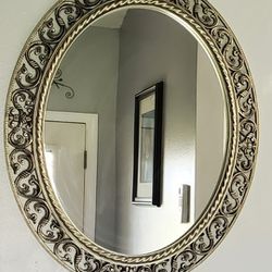 Oval Sconce Mirror
Silver