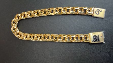 Chino link 10kt solid bracelets chino