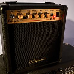 California Mini Amp CG-15 Guitar Keyboard Vocal Combo Amp Amplifier