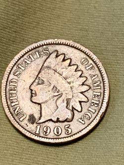 1905 Indian penny