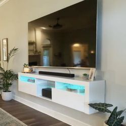 White LED TV CONSOLE 